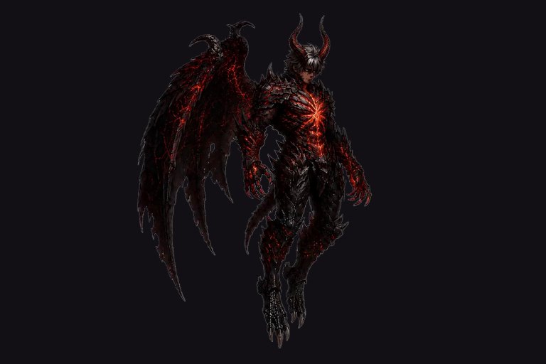 The demon form from the motion library